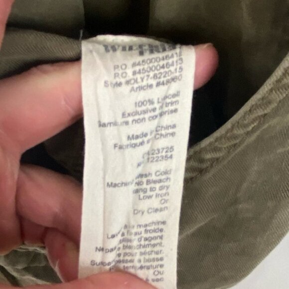 Aritzia Wilfred Free Green Lyocell Valletta Overalls Size XXS Jumpsuit Playsuit - Picture 11 of 12